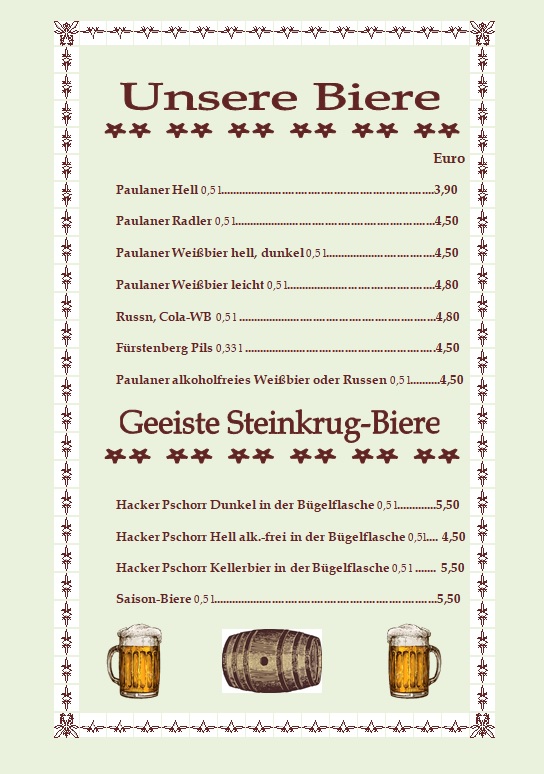 Getrankekarte ab 01.08.2025 2