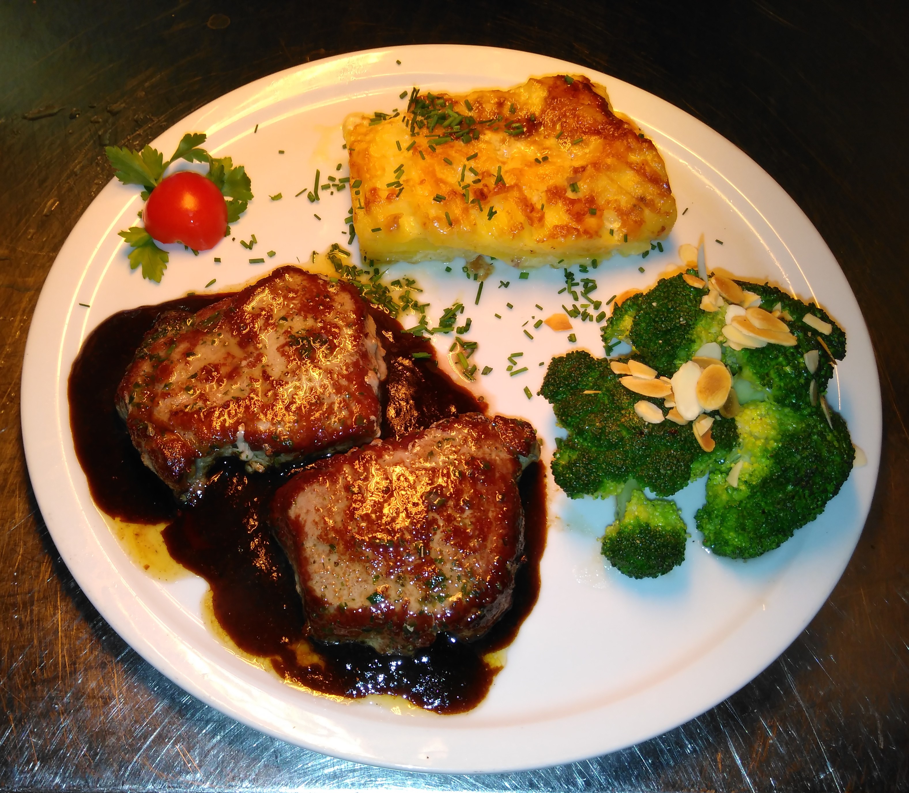 Wildschwein Medaillons vom Rucken 2017