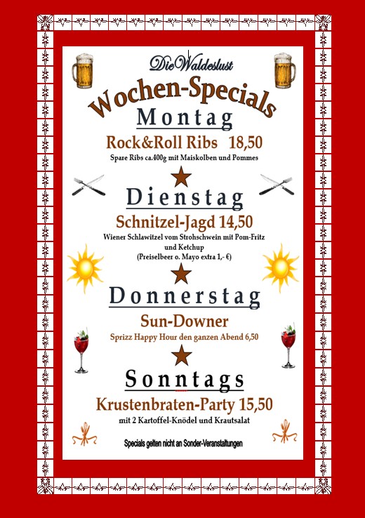 Wochenevents Waldeslust Marz 2026 1